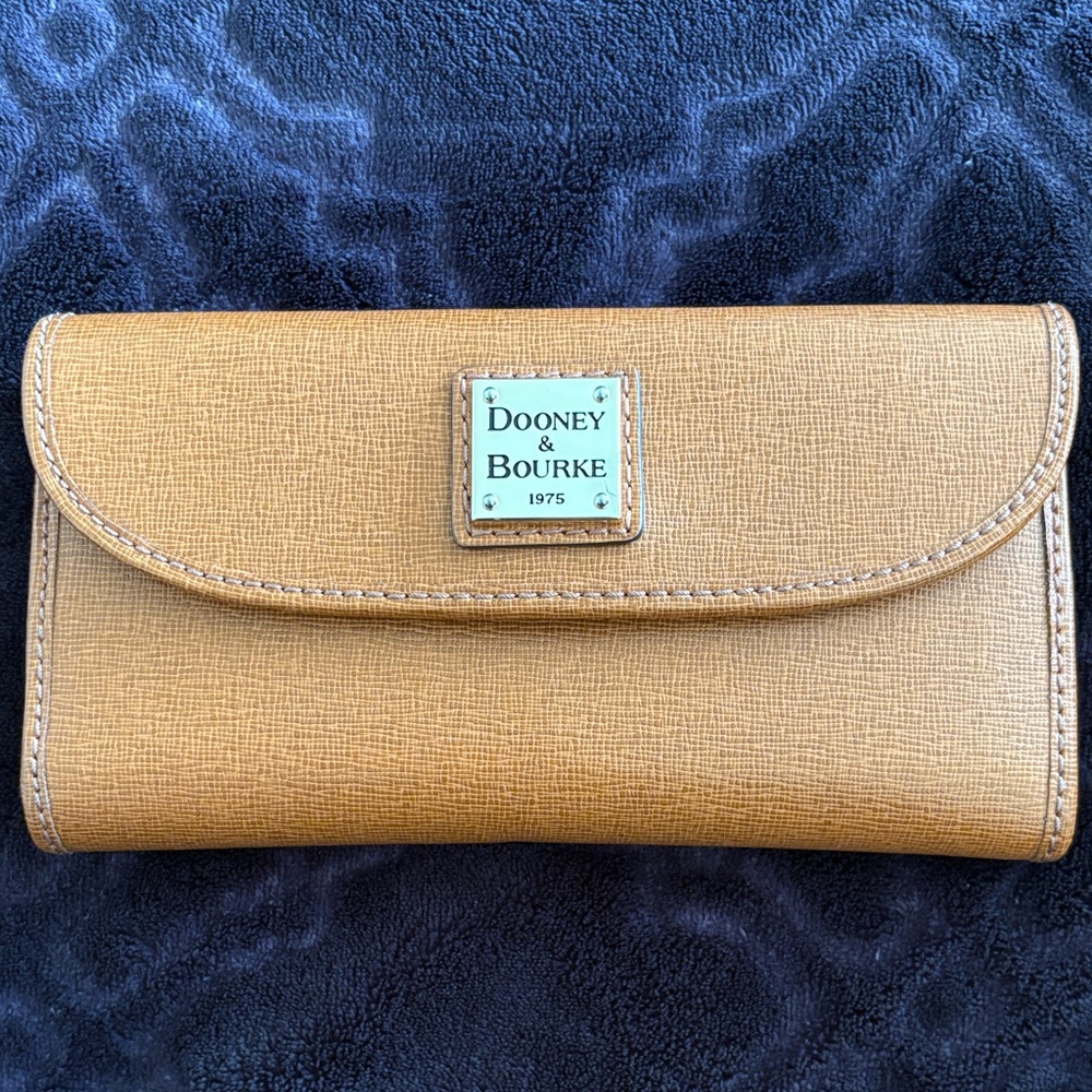 Dooney & Bourke Brown Textured Wallet
